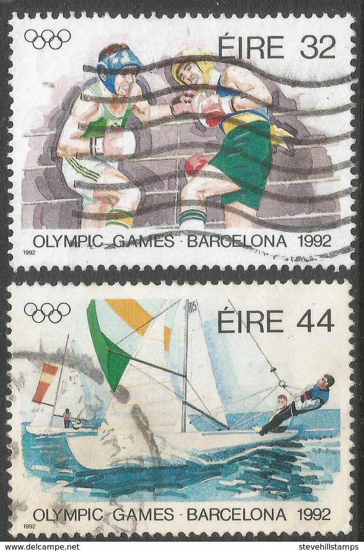 Ireland. 1992 Olympic Games, Barcelona. Used Complete Set. SG 834--5 - Used Stamps