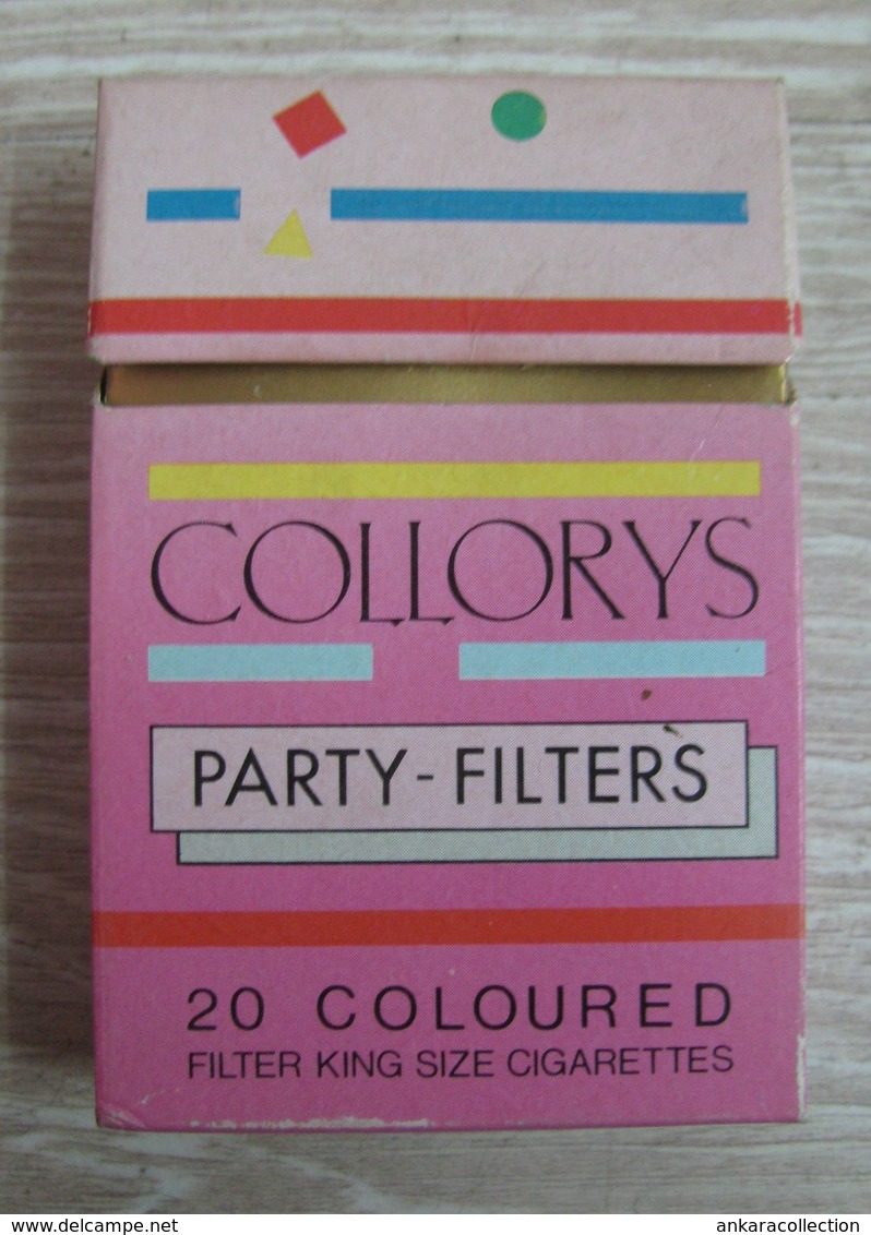 AC - COLLORYS PARTY FILTERS HARD PACK EMPTY CIGARETTE BOX FOR COLLECTION - Other & Unclassified