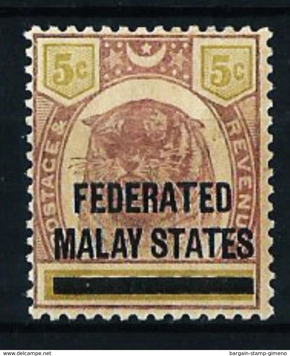 Malasia (Británica) Estados Federados Nº 4 Nuevo - Federated Malay States