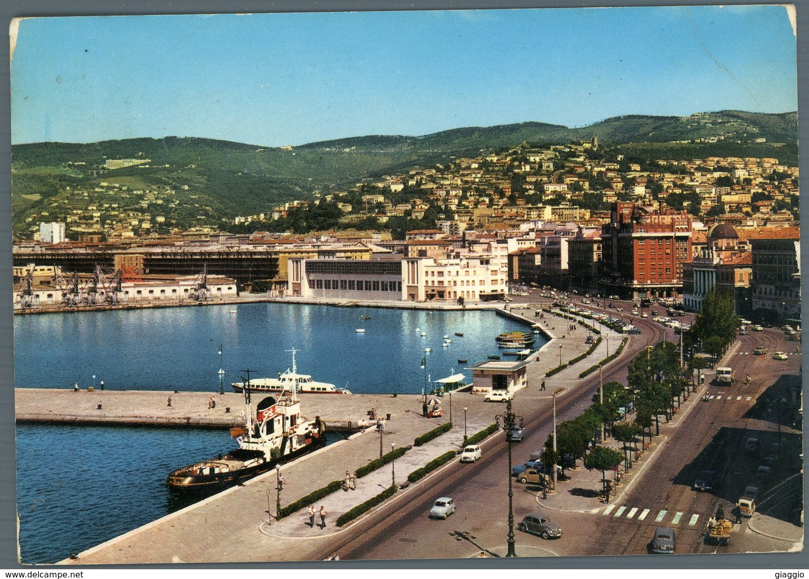 °°° Cartolina - Trieste Veduta Passeggiata Triestina Viaggiata °°° - Trieste