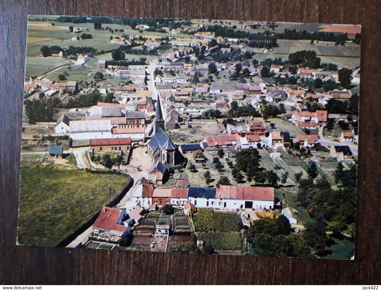 L22/390 Belgique. QUEVY LE PETIT . Panorama Aérien - Quévy