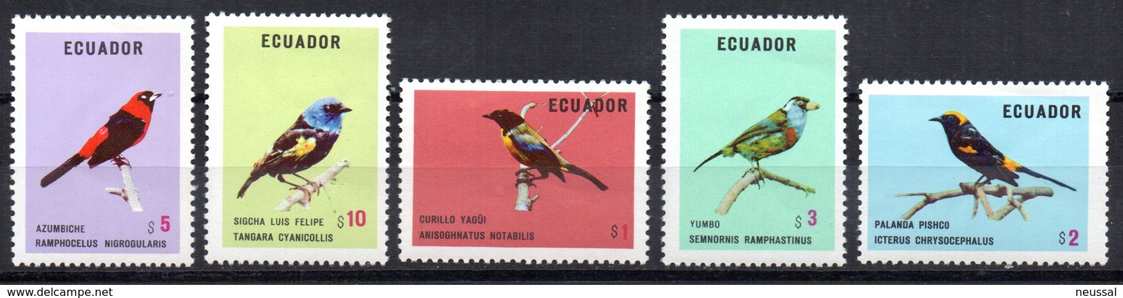 Serie  Nº 898/902 Ecuador - Otros & Sin Clasificación