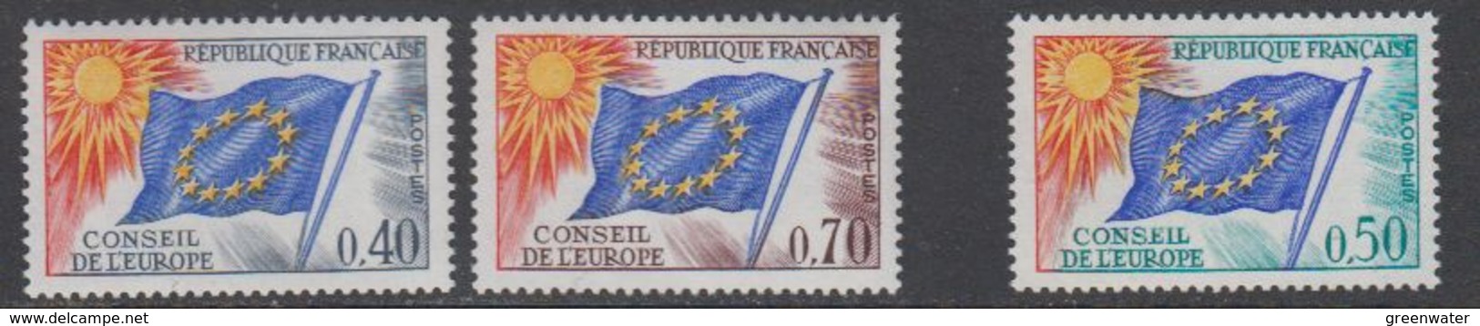 France Conseil De L'Europe 1969 + 1971 3v ** Mnh (43562) - Europese Gedachte