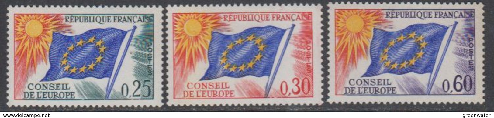 France Conseil De L'Europe 1965 3v ** Mnh (43563) - Europese Gedachte