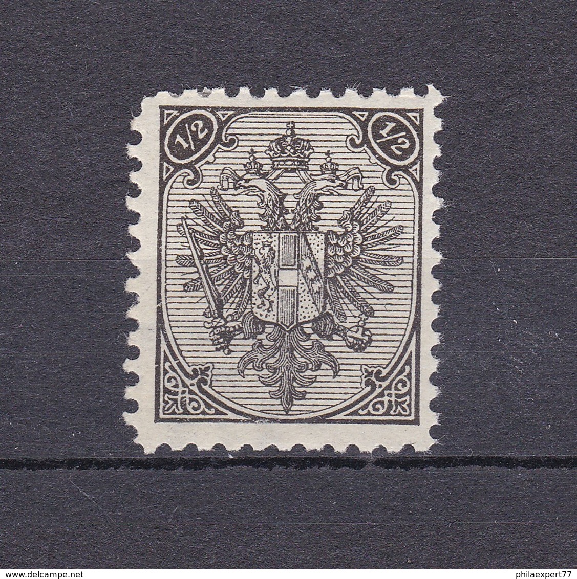 Bosnien Und Herzegowina - 1895/99 - Michel Nr. 9 II Mit Wz. Teil - 30 Euro - Ungebraucht