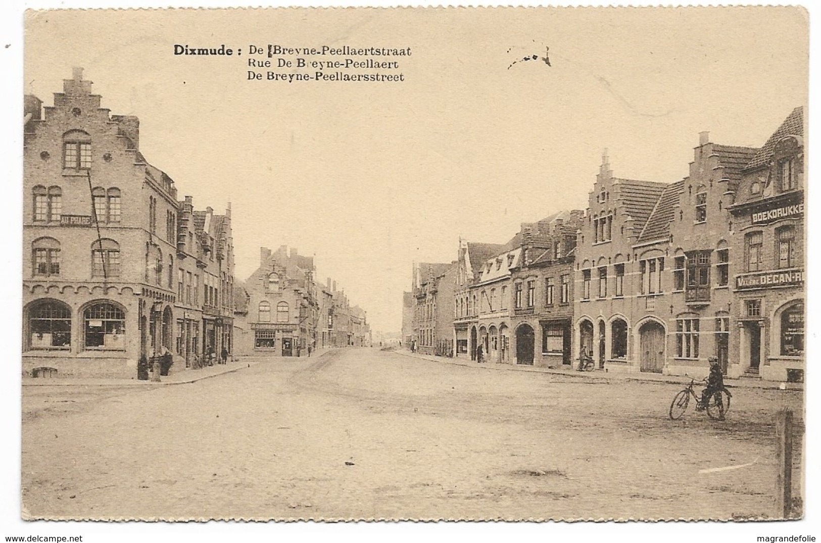 CPA PK  DIXMUDE  DE BREYNE PEELLAERTSTRAAT   RUE - Autres & Non Classés