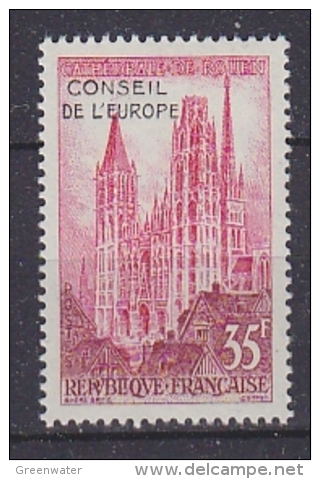 France 1958 Conseil De L'Europe 1v ** Mnh (43566) - Europese Gedachte