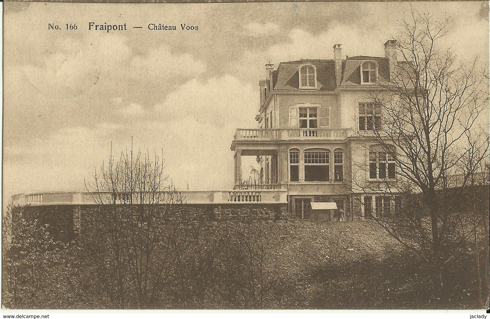 Fraipont -- Château Voos.  ( 2 Scans ) - Trooz