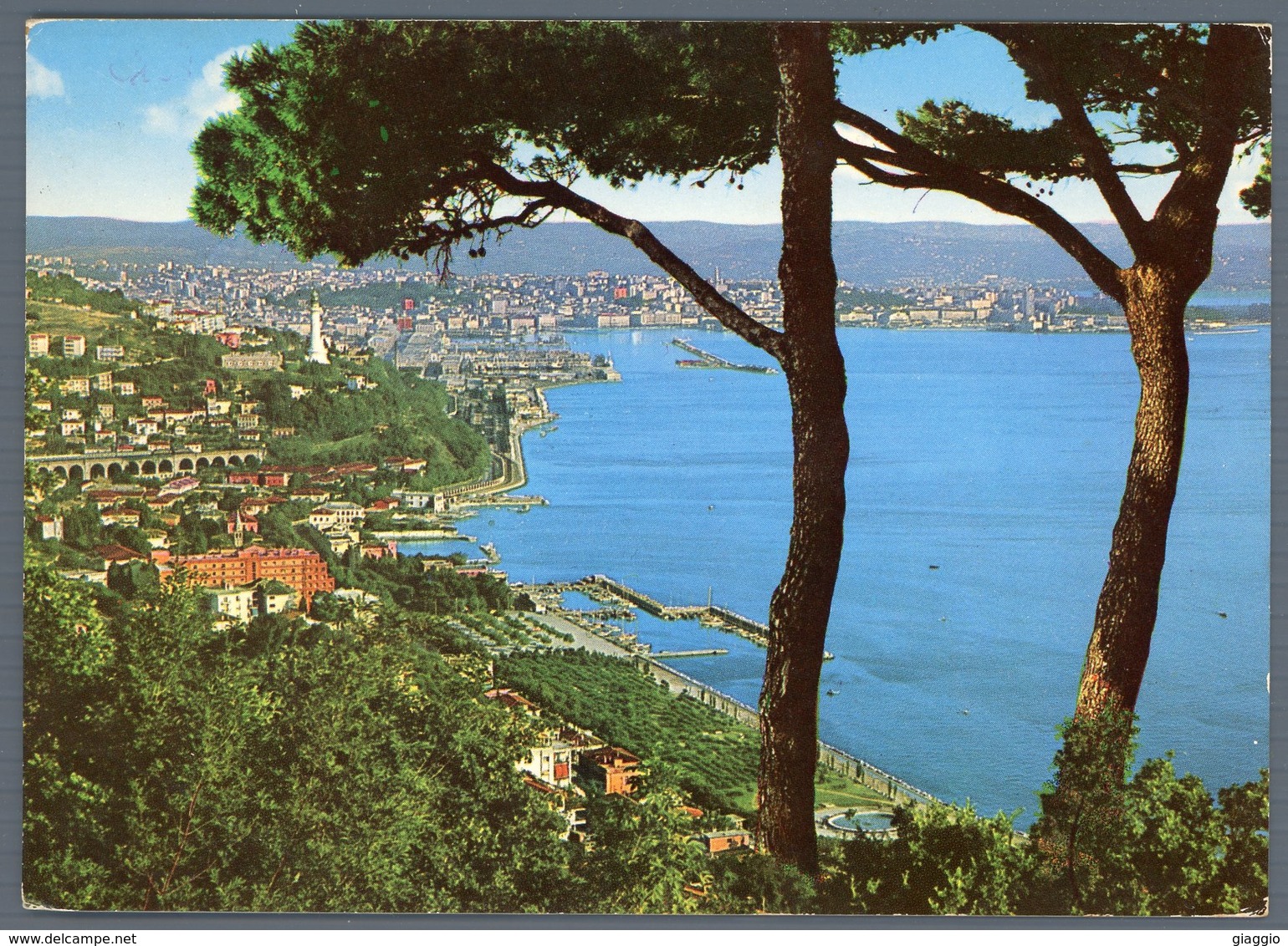 °°° Cartolina - Trieste Panorama Viaggiata °°° - Trieste