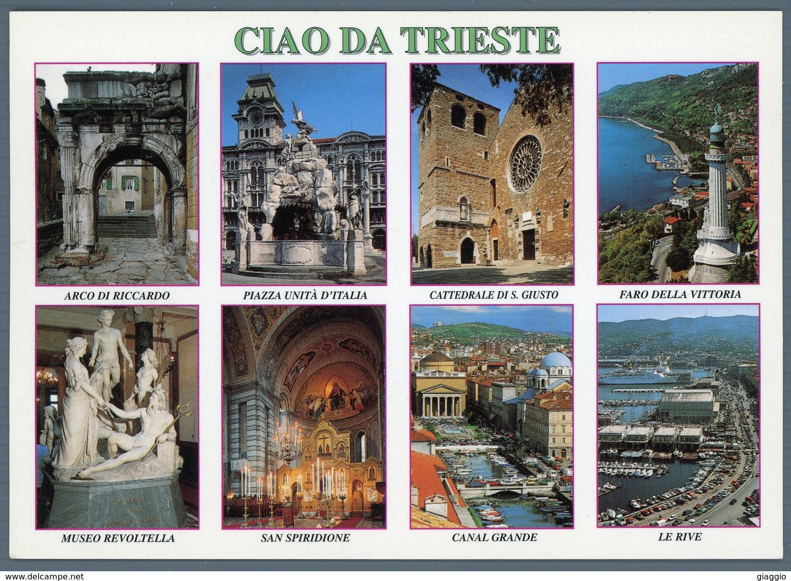 °°° Cartolina - Ciao Da Trieste Vedutine Viaggiata °°° - Trieste