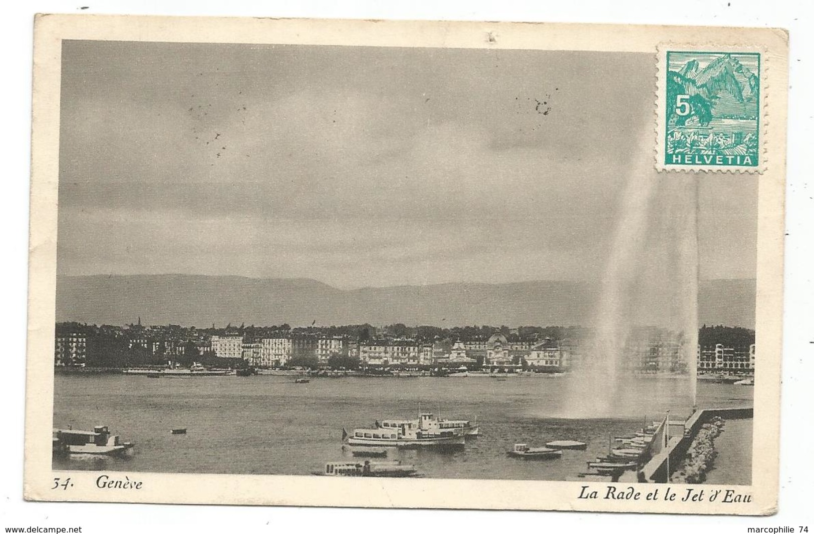 TAXE 60C VERT PARIS 26.6.1935 CARTE DE GENEVE 5C SUISSE - 1859-1959 Covers & Documents