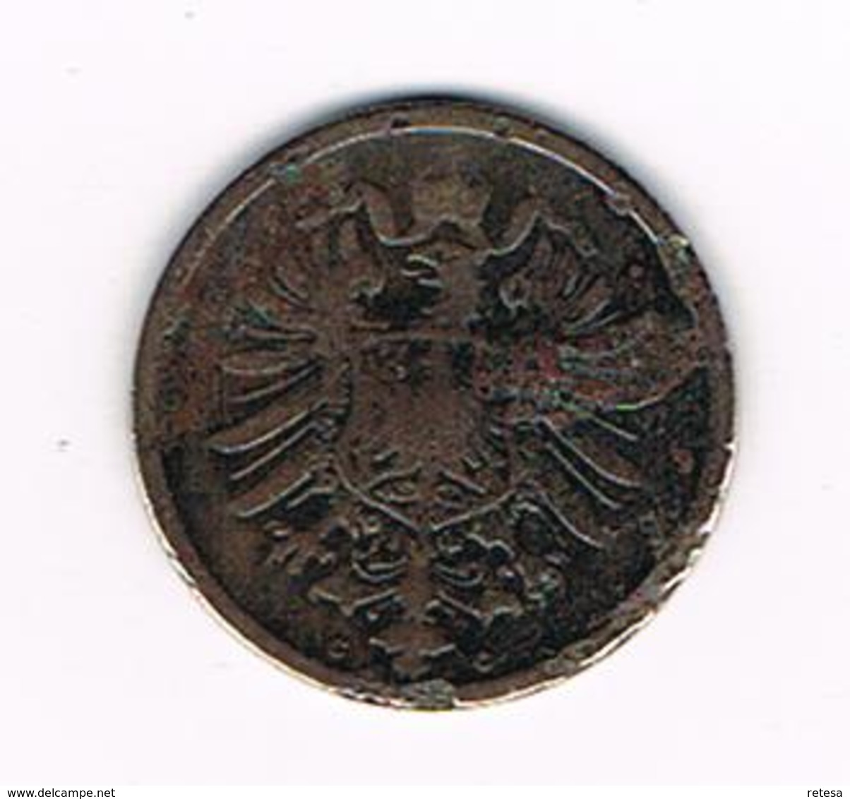 // DEUTSCHES REICH  2 PFENNIG 1876 G - 2 Pfennig