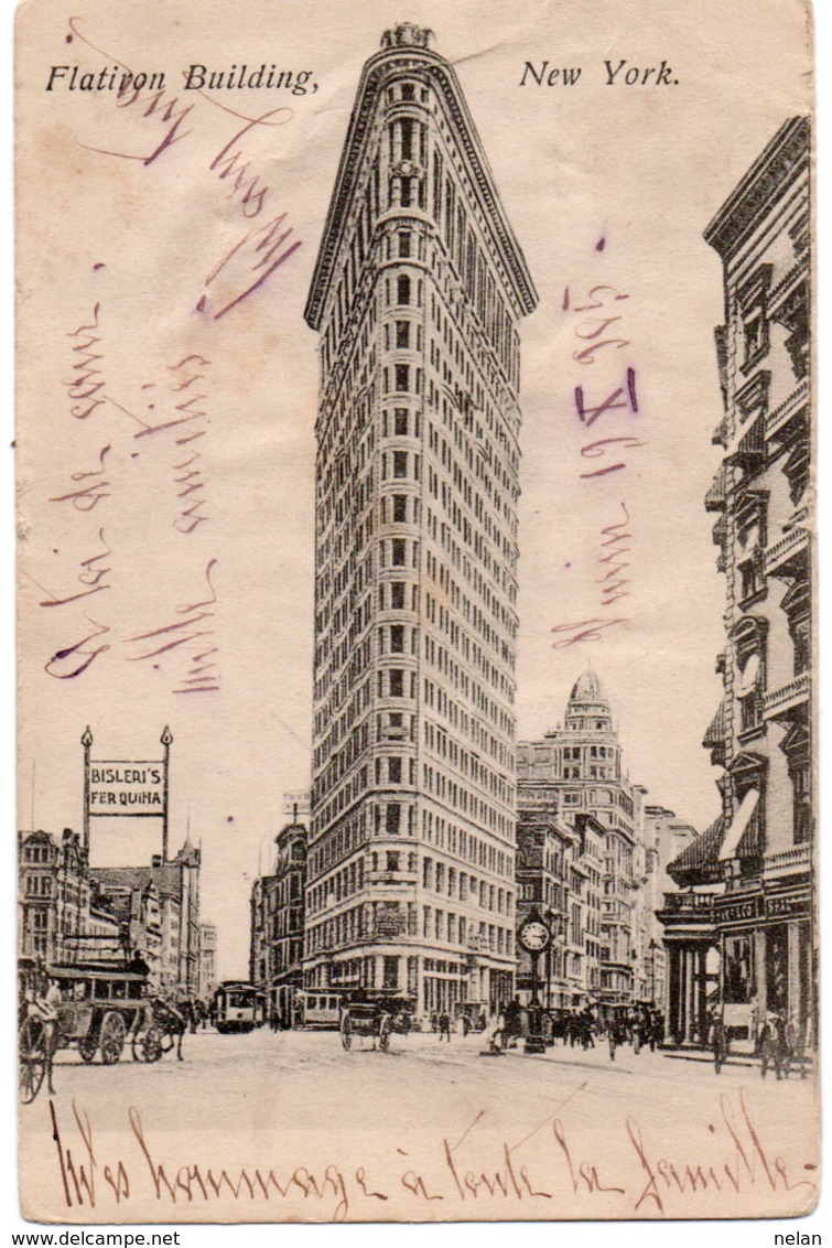 FLATIRON BUILDING-NEW YORK-VIAGGIATA 1905 - Manhattan