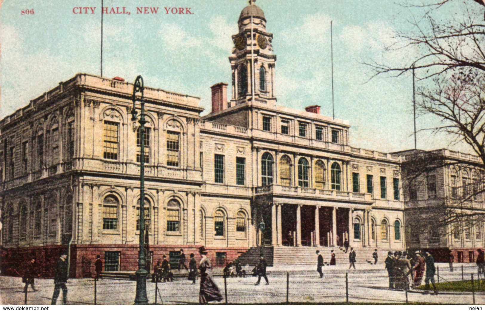 CITY HALL-NEW YORK-VIAGGIATA 1920 - Manhattan