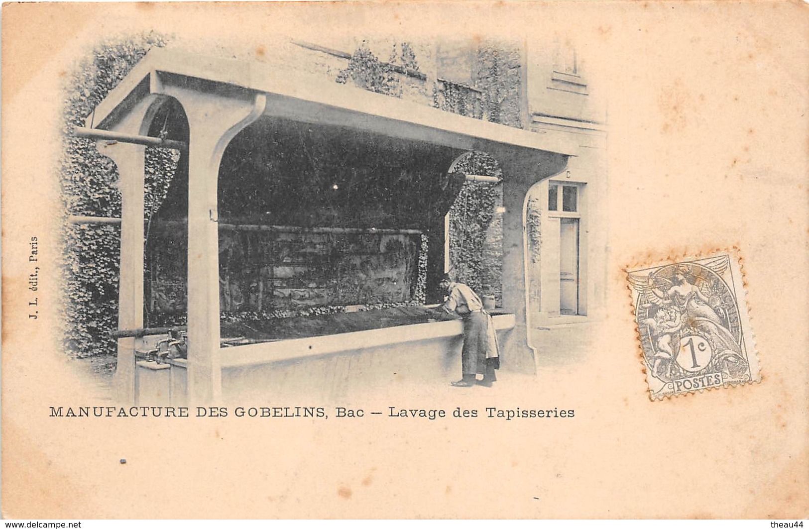 ¤¤  -  PARIS   -  Manufacture Des Gobelins  -  Bac De Lavage Des Tapisseries  -  42 Avenue Des Gobelins     -  ¤¤ - Arrondissement: 13