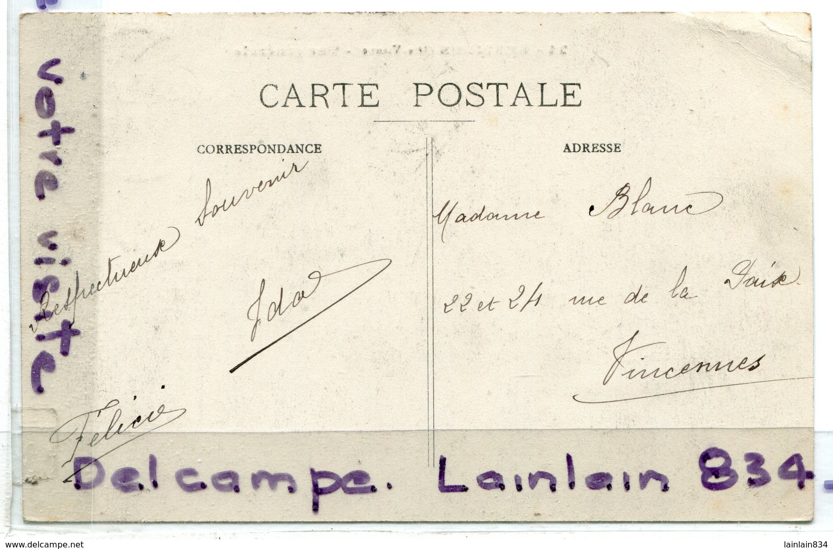 - 24 - BESSINES - ( Haute-Vienne ), Vue Aérienne, Cachet, Cliché Peu Courant, écrite, 1913,  Scans. - Bessines Sur Gartempe