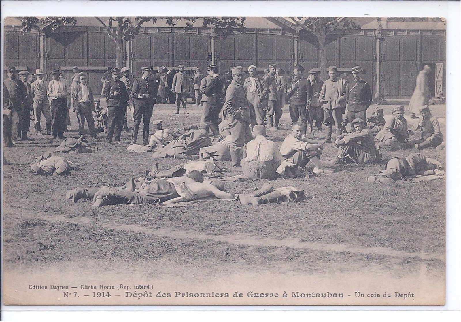 CPA - MONTAUBAN - Dépot Des Prisonniers De Guerre à Montauban - Un Coin Du Dépt - Montauban