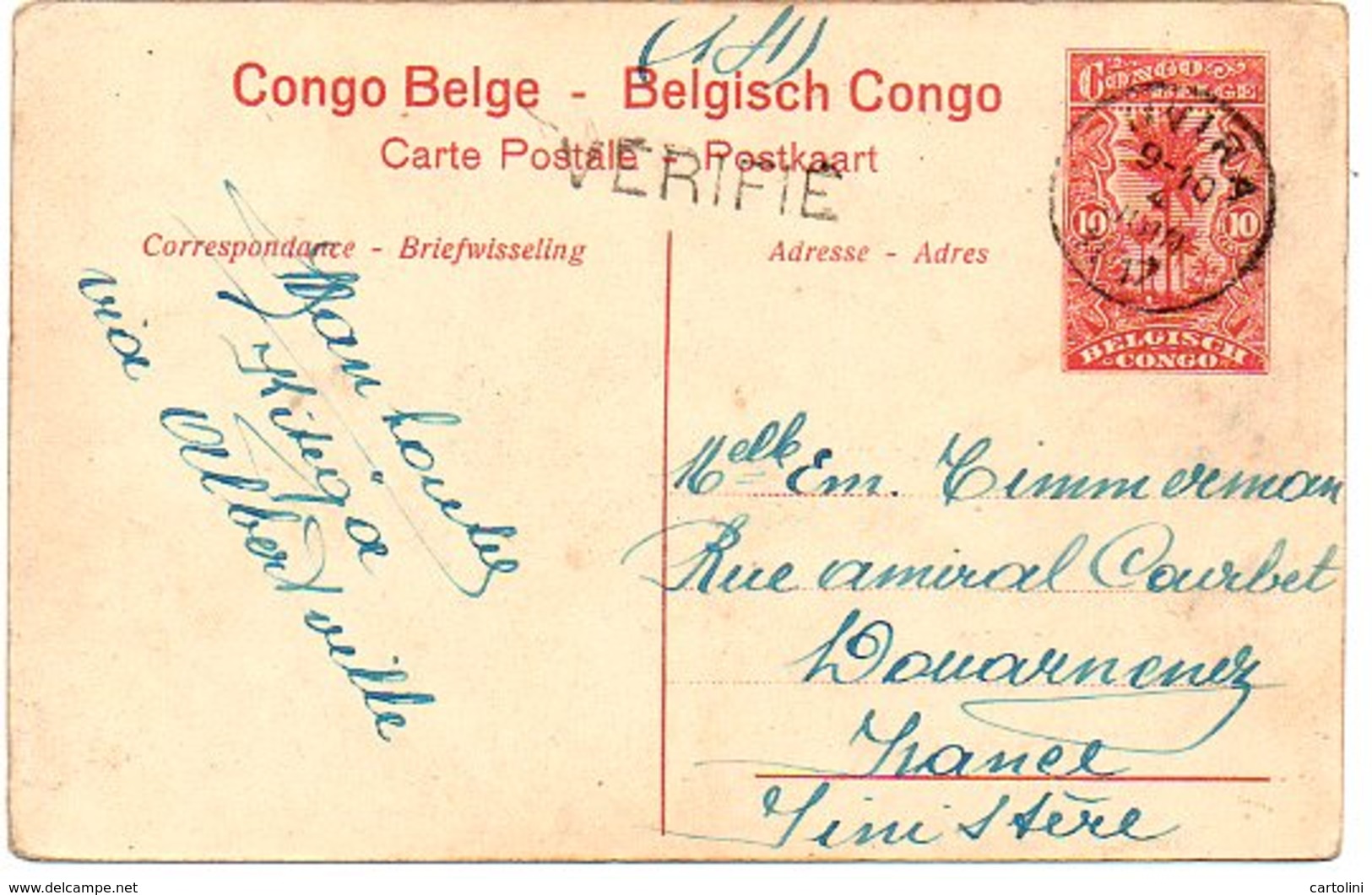 Belgisch Congo Congo Belge Kongo Standplaats Poste  Lowa Plantation Beplantingen Funtumia - Congo Belge