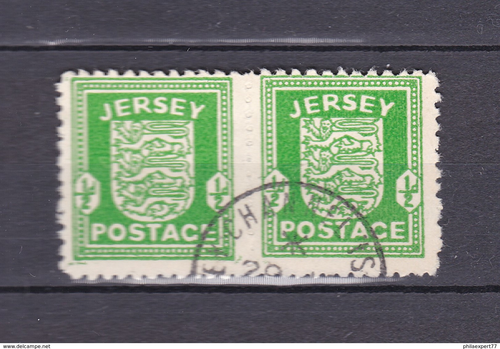 Jersey - 1941/42 - Michel Nr. 1 Paar - Stempel - 20 Euro - Besetzungen 1938-45