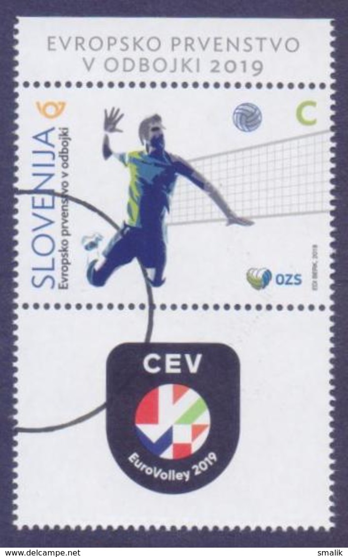 SLOVENIA 2019 - European VOLLEYBALL Championship, Sports, 1v MNH (SPECIMEN) - Slovenia