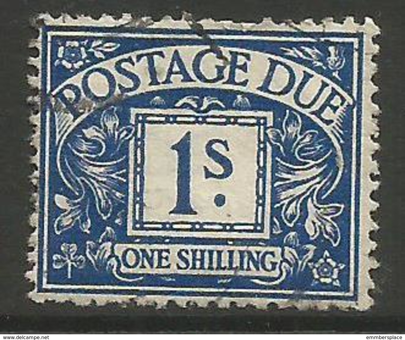 Great Britain - 1924 Postage Due 1s Used  Sc J18 - Postage Due