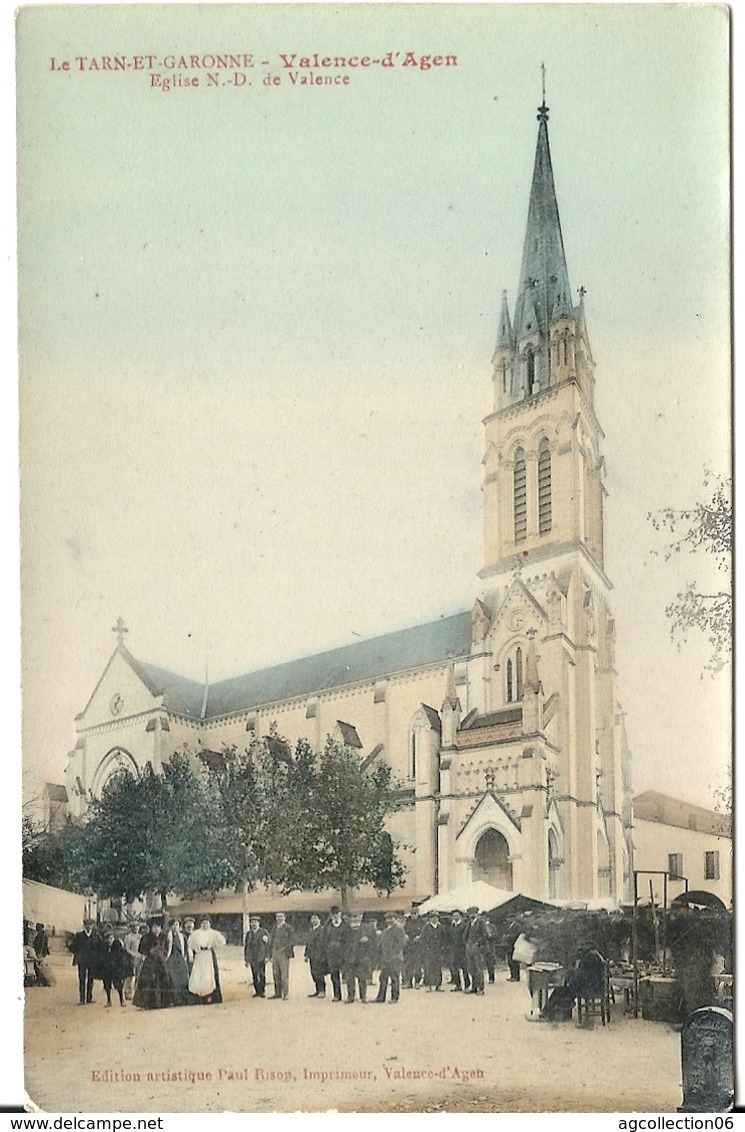 EGLISE NOTRE DAME. MARCHE. CARTE PHOTO - Valence