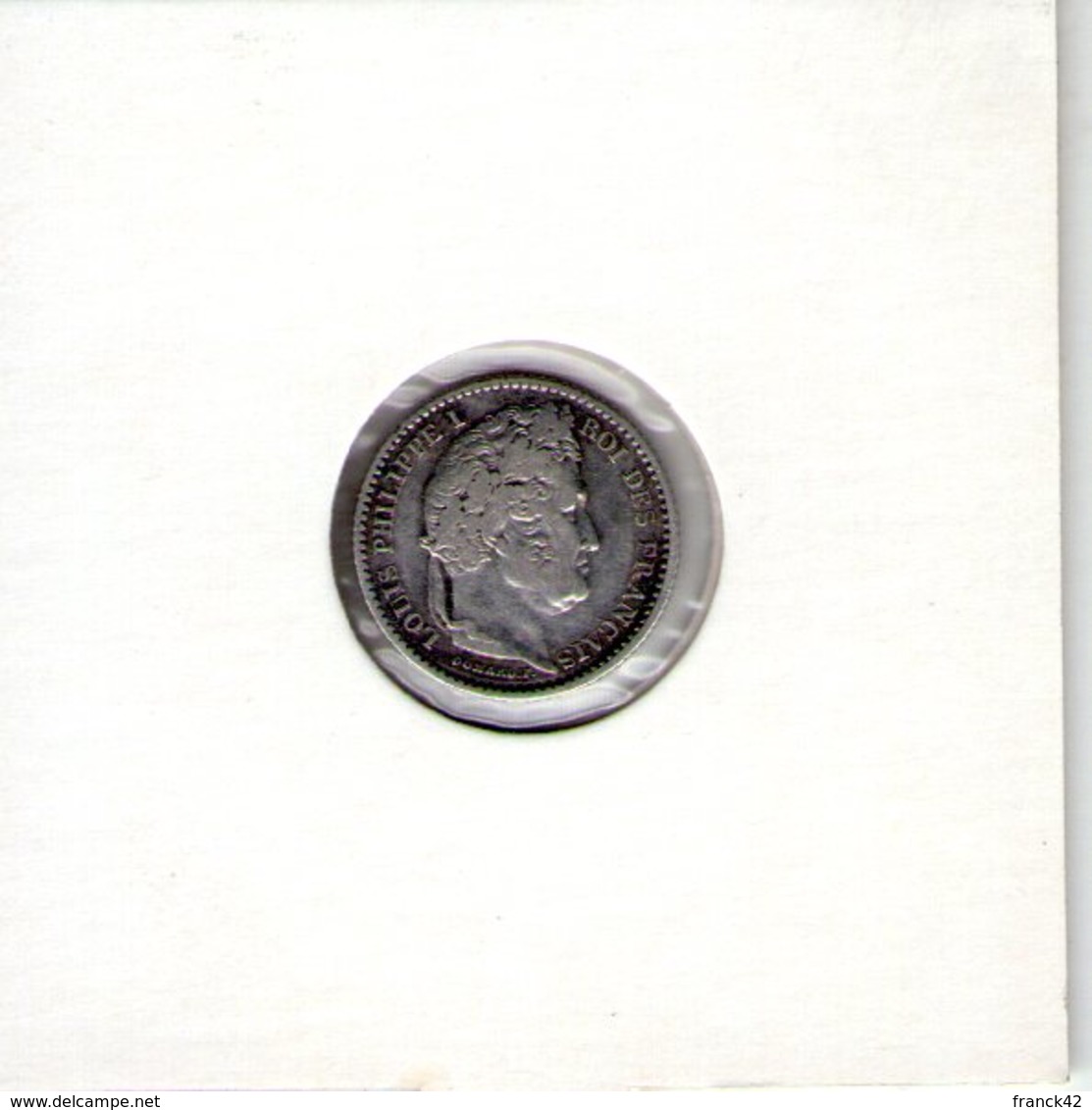 France. 25c Louis Philippe. 1845 B - Otros & Sin Clasificación