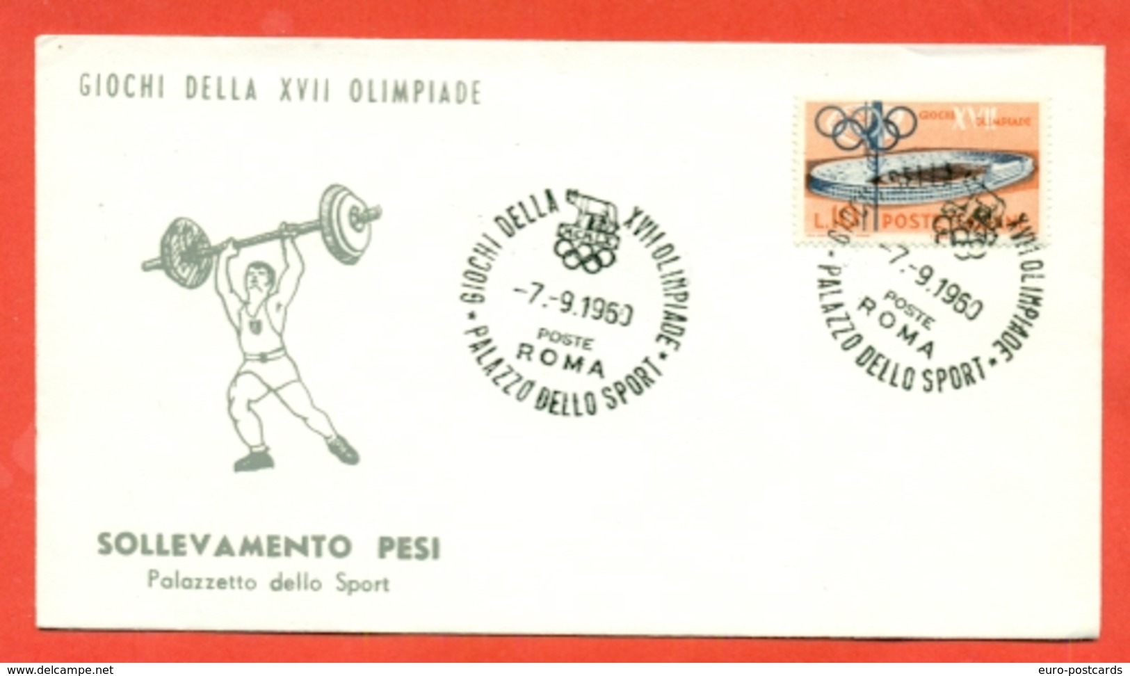 PESISTICA - OLIMPIADI ROMA - 1960 - Pesistica