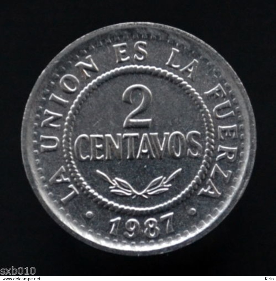 Bolivia 2 Centavos 1987, Km200, South America Coin. UNC. - Bolivië