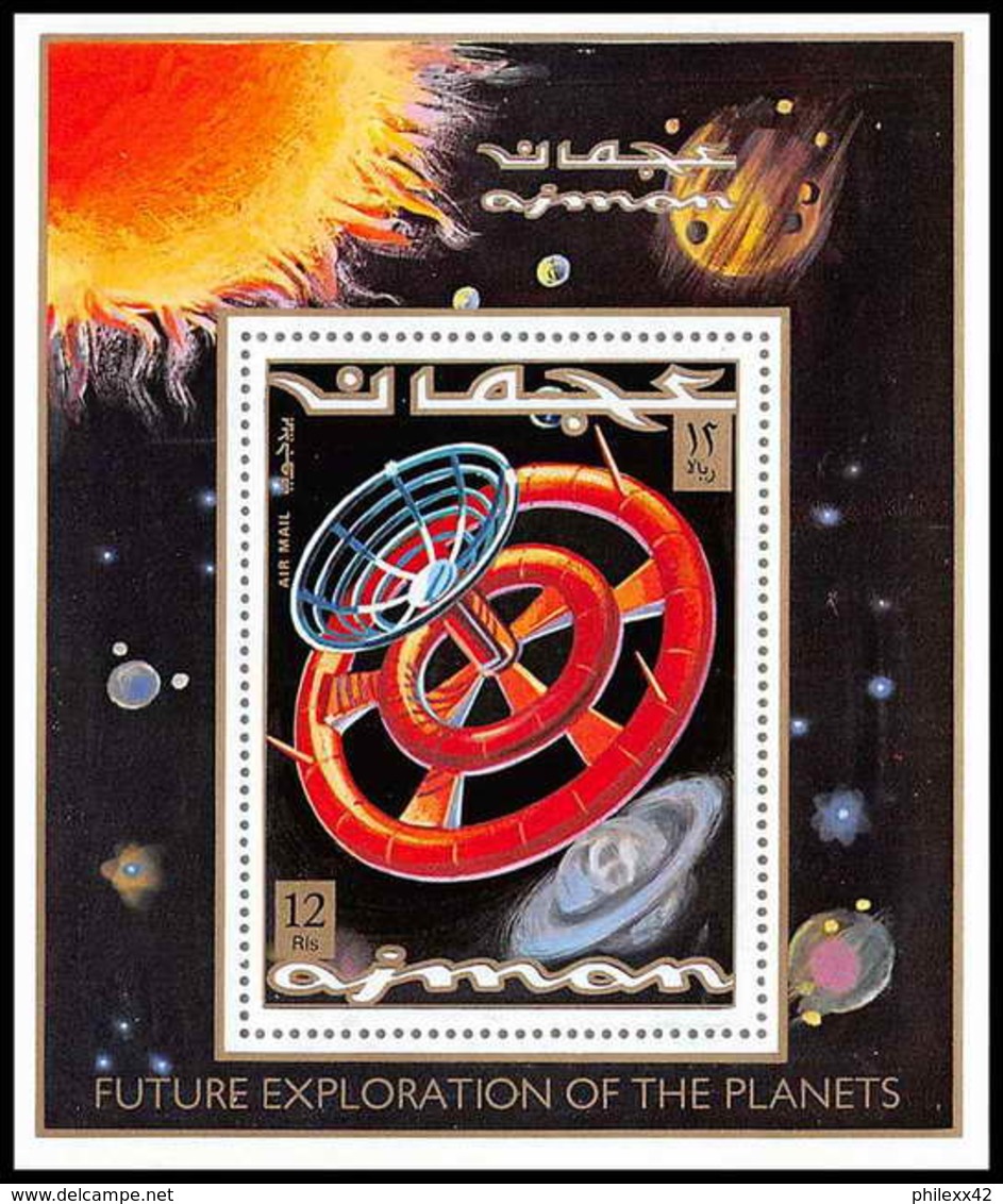 Ajman - 2696/ Bloc N° 294 Espace (space) Space Station Research ** MNH - Ajman