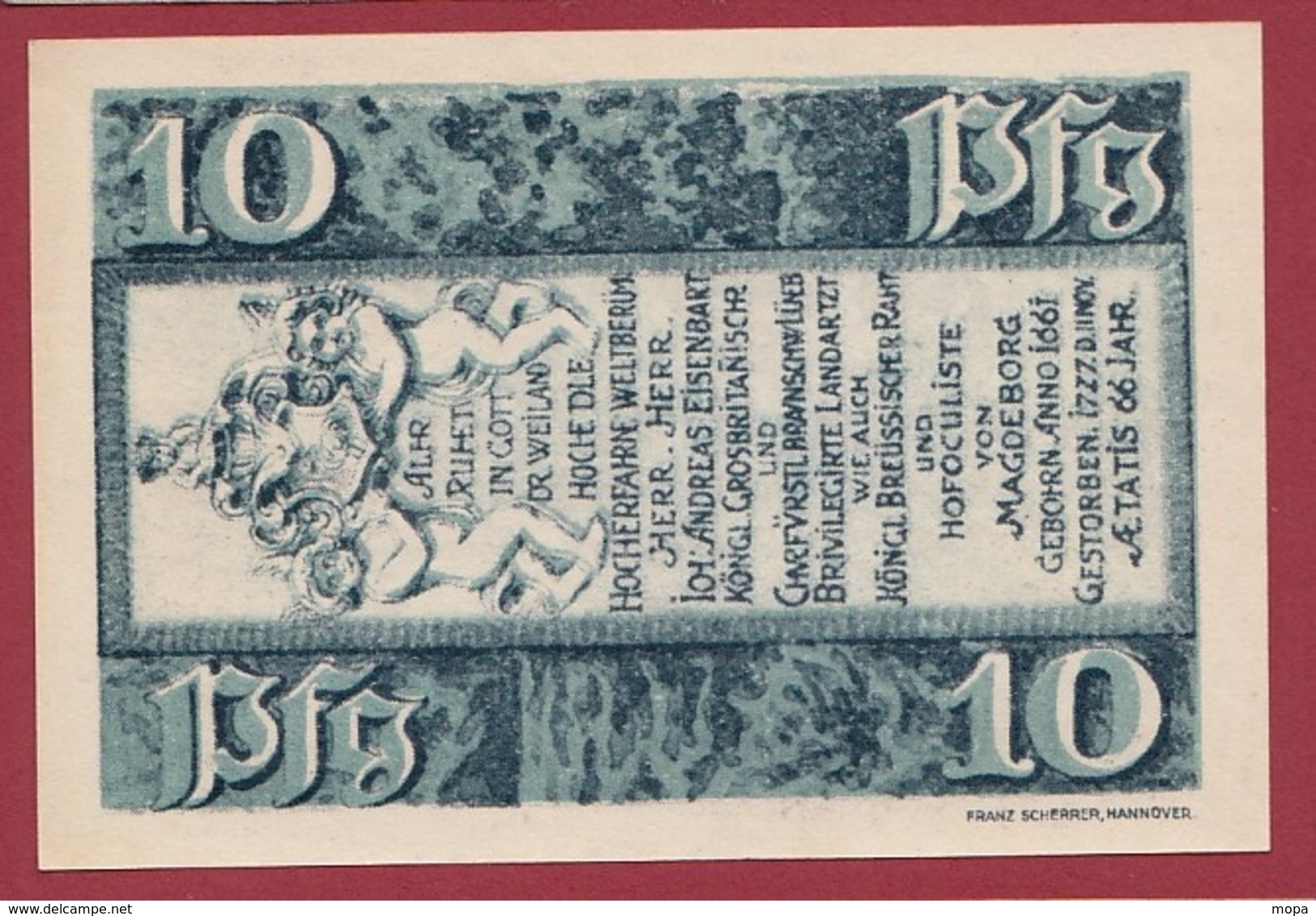 Allemagne 1 Notgeld 10 Pfenning Stadt Hann-Münden  (RARE) Dans L'état Lot N °4357 - Colecciones