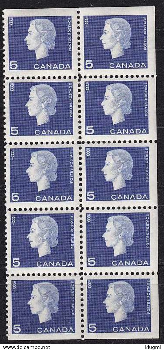 KANADA CANADA [1962] MiNr 0352 ( **/mnh ) [02] 10er Ob Re Un Geschnitten!! - Neufs