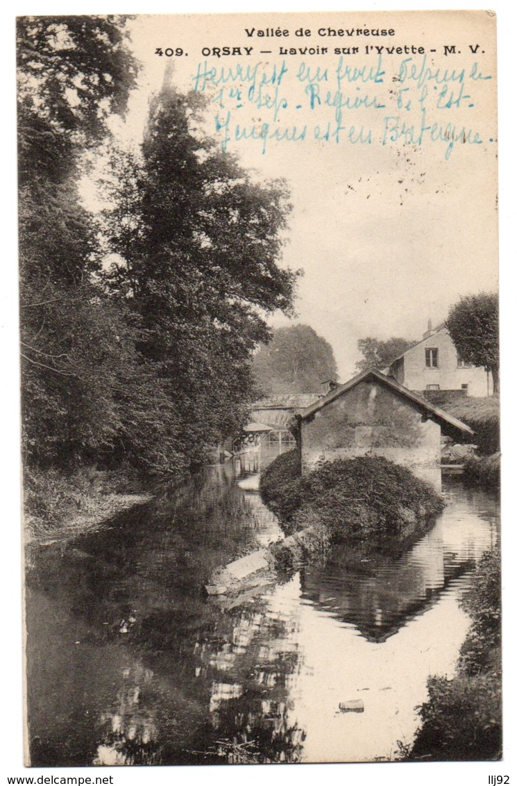 CPA 91 - ORSAY (Essonne) - 409. Lavoir Sur L'Yvette - M. V. - Vallée De Chevreuse - Orsay