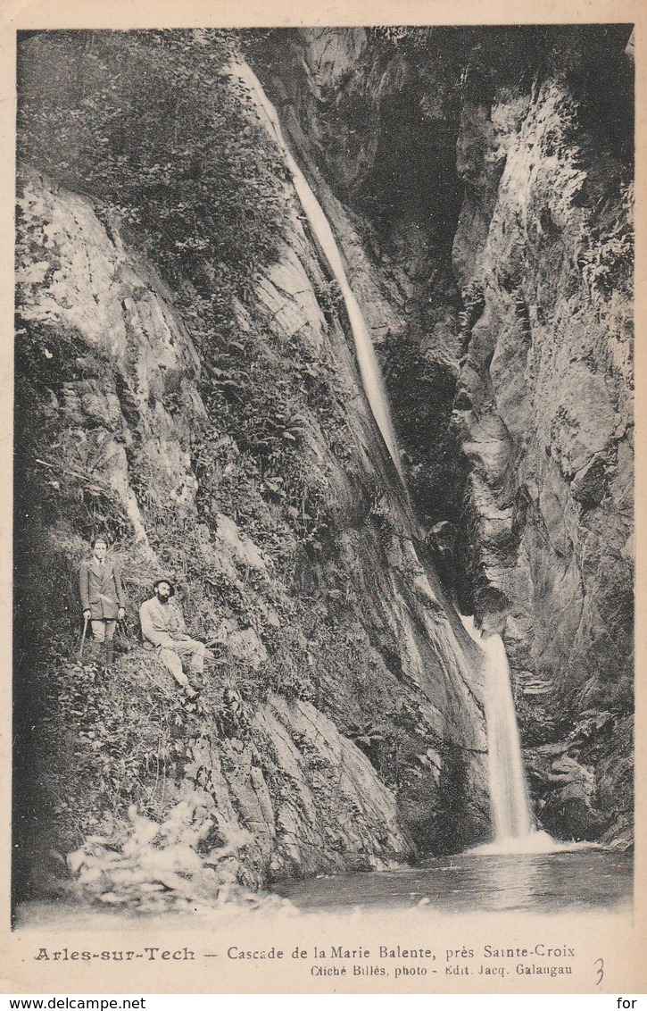 Pyrénées Orientales : ARLES-sur-TECH : Cascade De La Marie Balente Près Sainte Croix - Sonstige & Ohne Zuordnung