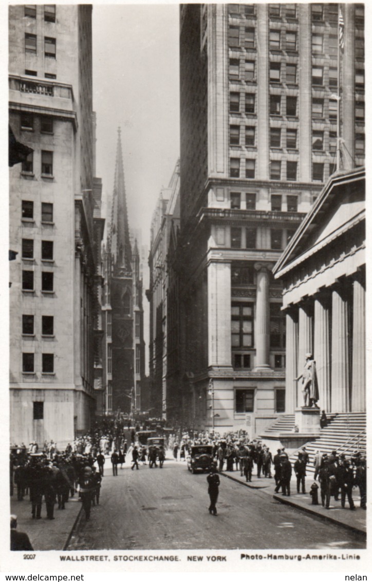 WALLSTREET-STOCKEXCHENGE-NEW YORK-NON  VIAGGIATA - Wall Street