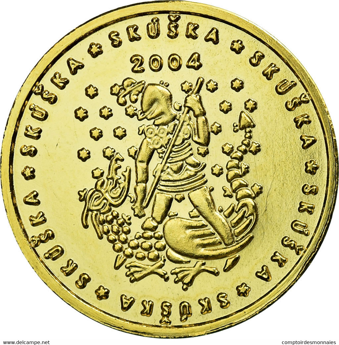 Slovaquie, Fantasy Euro Patterns, 20 Euro Cent, 2004, SPL, Laiton - Slowakei