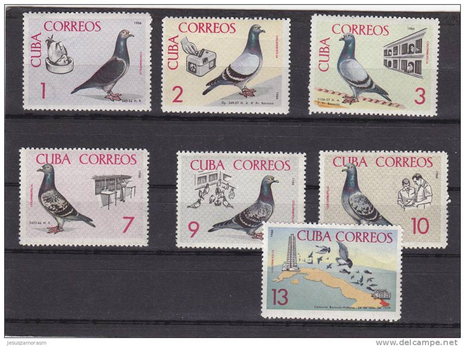 Cuba Nº 1016 Al 1022 - Unused Stamps