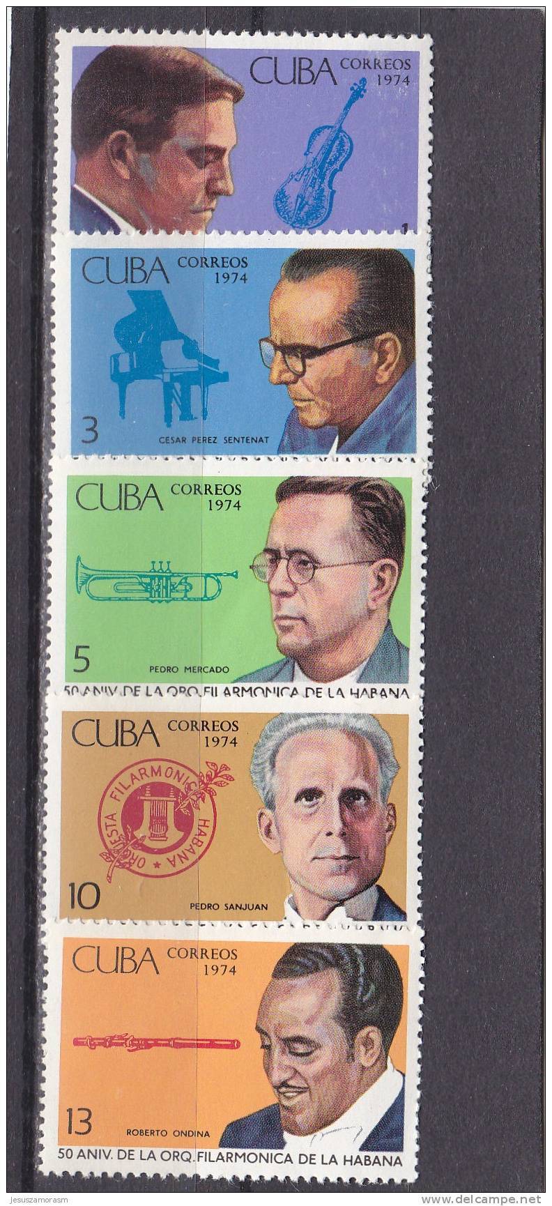 Cuba Nº 1774 Al 1778 - Neufs