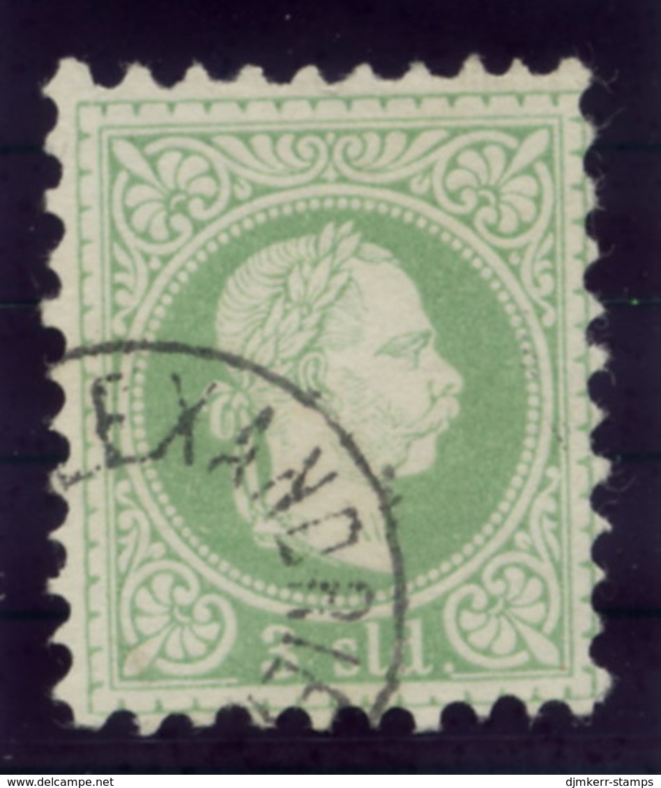 AUSTRIA POST IN LEVANT   1875 Franz Joseph Fine Print 3 Soldi Used.  Michel 2 II - Oriente Austriaco