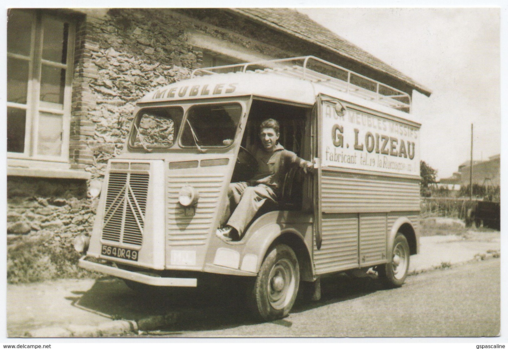 49 LA ROMAGNE - Edts Y. Loizeau - CPM PUB Meubles Massifs. G.Loizeau. Citroën Utilitaire. Voeux 2000-2001 - Sonstige & Ohne Zuordnung