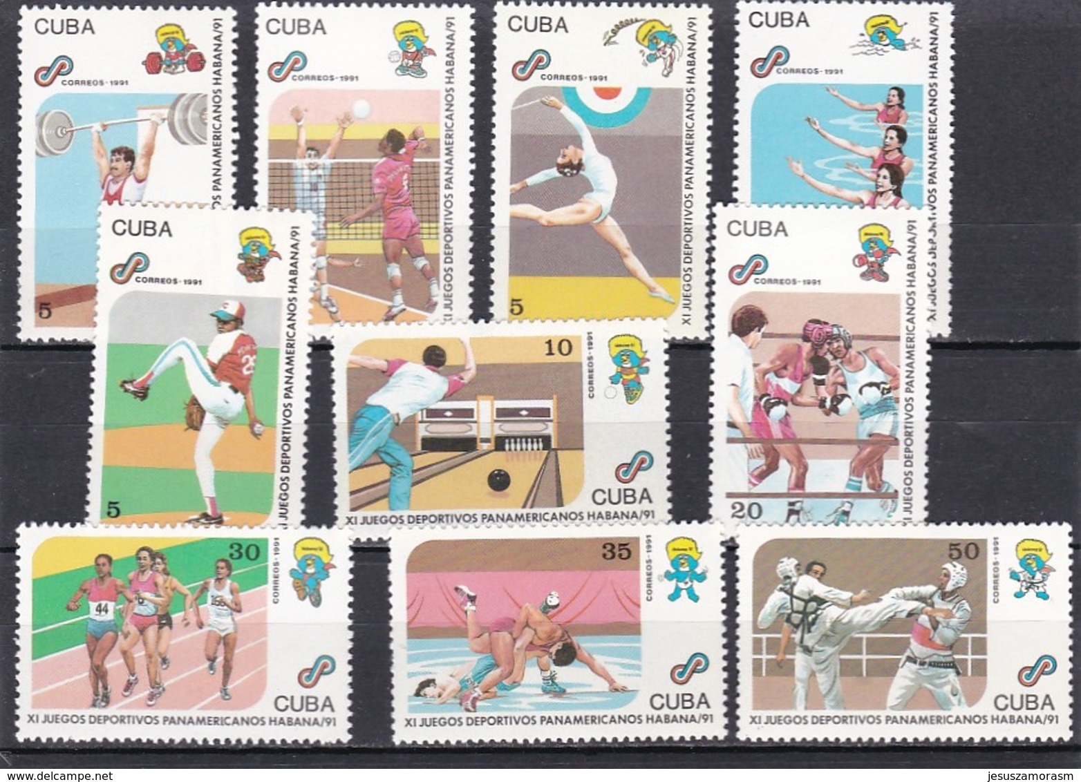 Cuba Nº 3116 Al 3125 - Nuevos