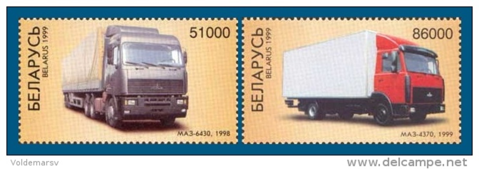 Belarus 1999 Mih. 336/37 MAZ Trucks MNH ** - Belarus