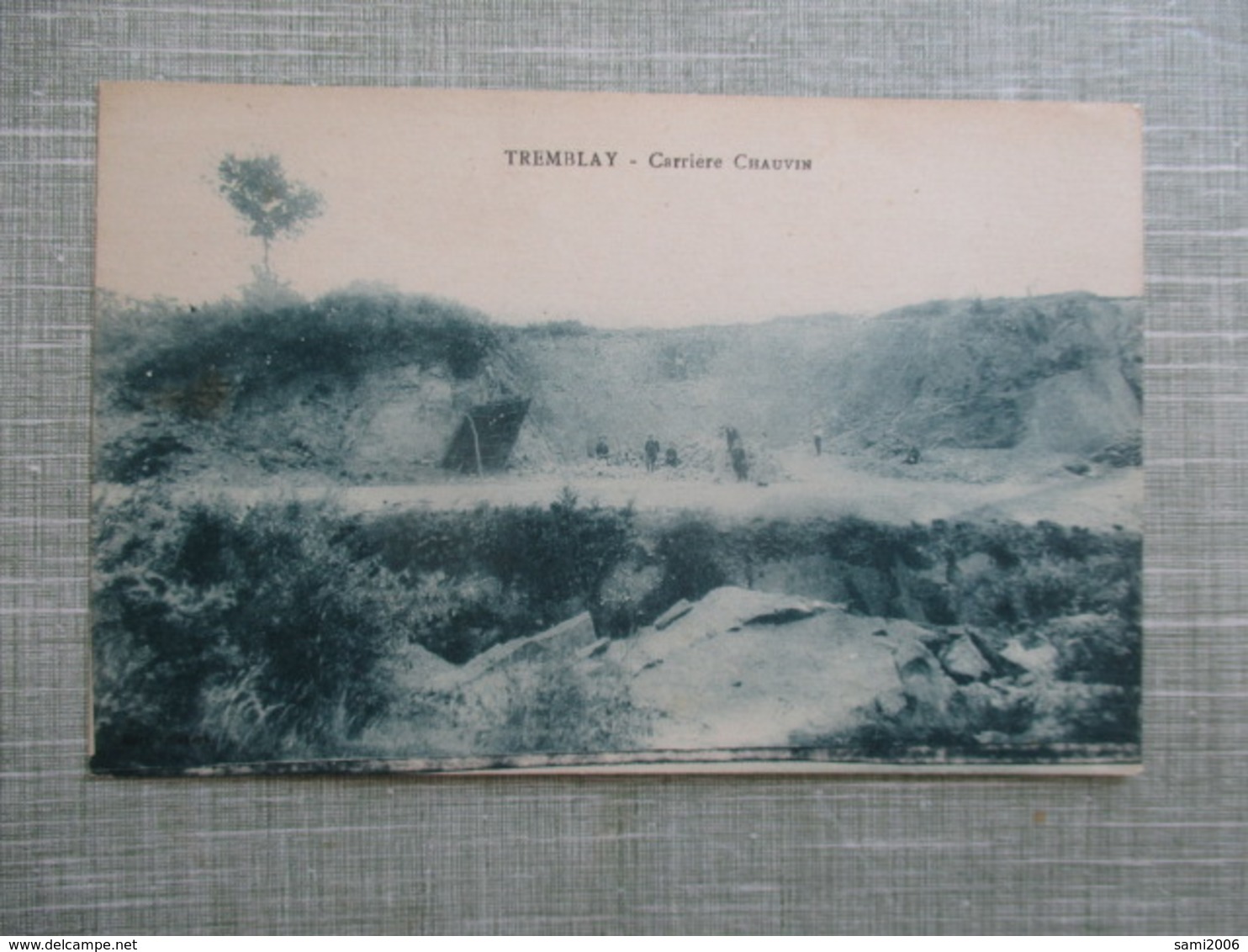 CPA 93 TREMBLAY CARRIERE CHAUVIN - Tremblay En France