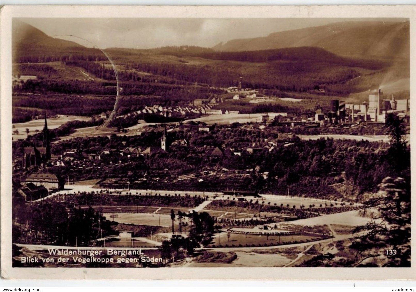 Cp De  WALDENBURG  Pour La France 1931 - Storia Postale