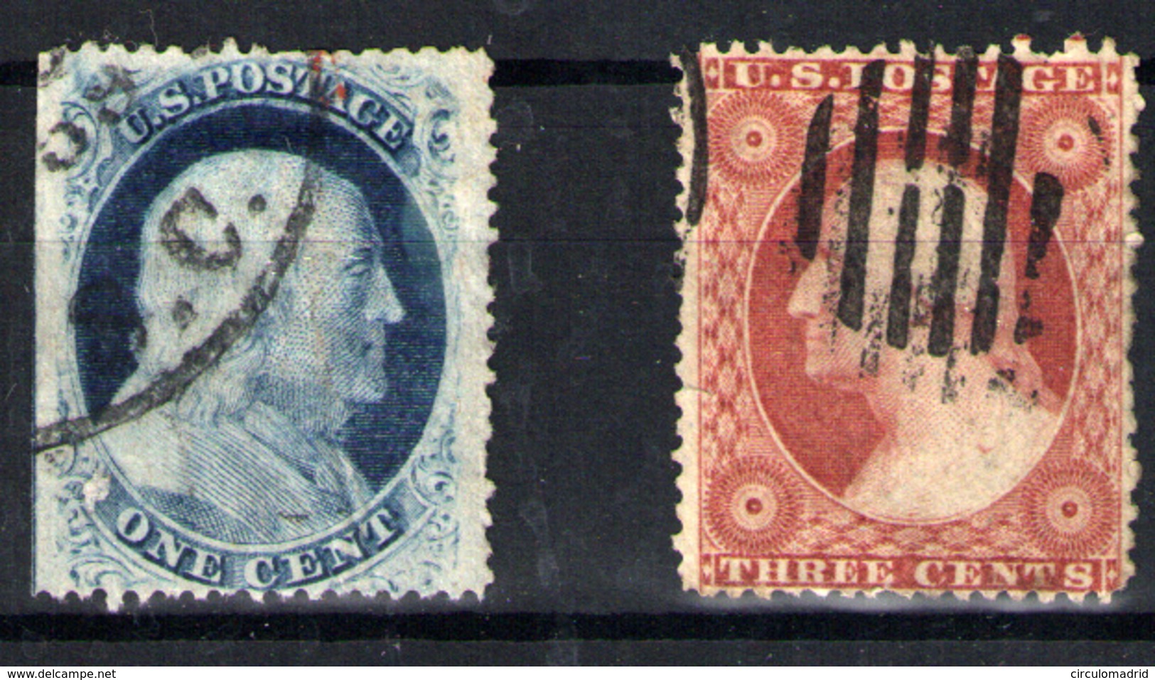 Estados Unidos  Nº 9/10. Año 1857/60 - Used Stamps