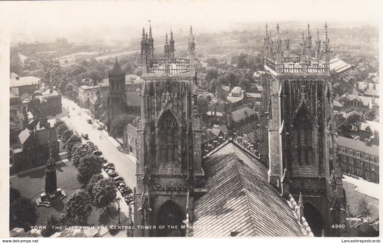 Postcard York The City From The Central Tower Of The Minster RP By Walter Scott My Ref  B13457 - York