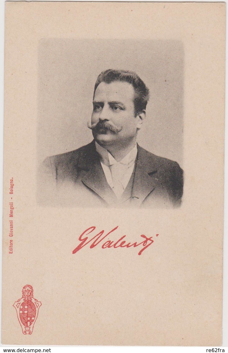Gioacchino Alfredo Valenti, Detto Ghino, Economista Italiano (Macerata 1852- Padova 1921) - F.p. -  Anni 1900 - Uomini Politici E Militari
