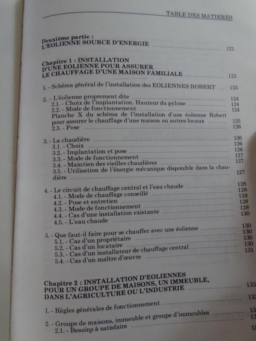 l'énergie éolienne - pierre robert inventeur des éoliennes du même nom - 1978