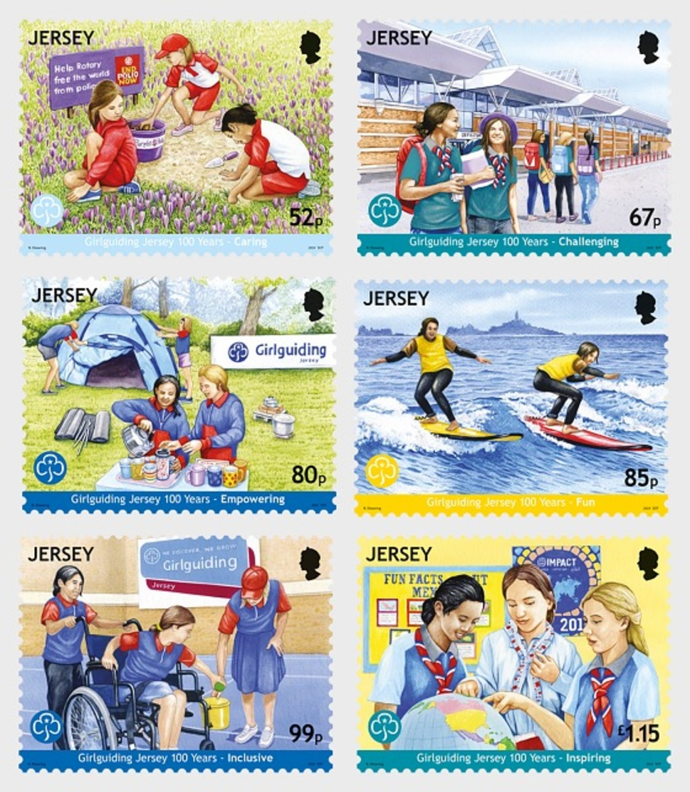 H01 Jersey 2019Jersey Girlguiding 100 Years MNH Postfrisch - Jersey