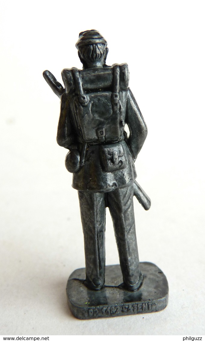 FIGURINE KINDER  METAL SUDISTE 4 1862 SOLDAT CONFEDERE 80's Fer - KRIEGER SÜDSTAATEN Soldat Confederate (2) - Figurines En Métal